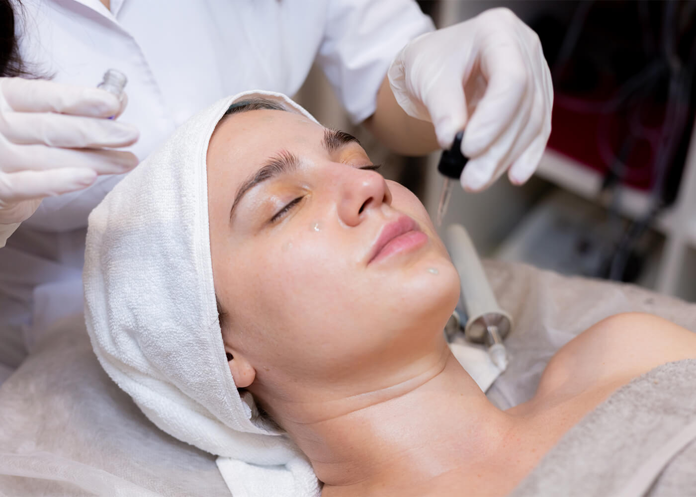 Mezoterapie faciala virtuala ser antirid masca lumina pulsata