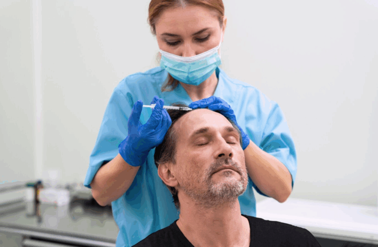 Tratamentul PRP pentru căderea părului realizat în cabinet la Clinica Medlink Craiova