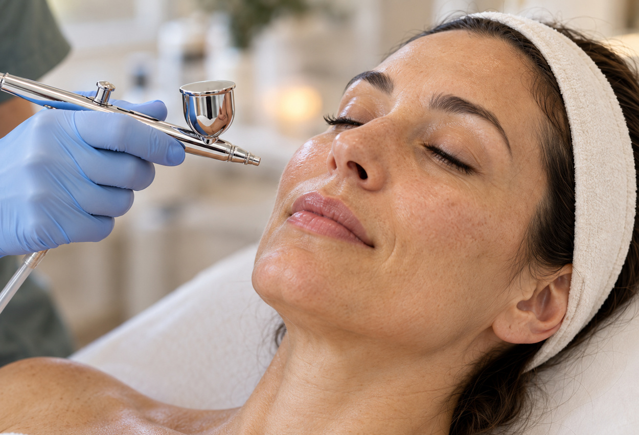 oxigen-hiperbaric-facial-detaliu.jpg Aplicarea oxigenului hiperbaric facial, detaliu pe ten și aplicator.